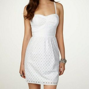 NWT American Eagle Outfitters Eyelet Corset Dress